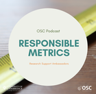 Responsible metrics (short) podcast logo
