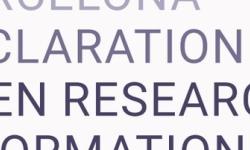 Text reading Barcelona Declaration on Open Research Information