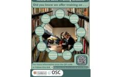 Cambridge University Libraries Research Skills Training Poster